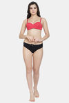 PrettyCat Wired Medium Coverage Push-Up Bra - Red — thumbnail 6