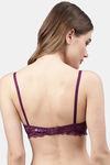 PrettyCat Non-Wired Medium Coverage T-Shirt Bra - Purple — thumbnail 2