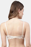 PrettyCat Non-Wired Medium Coverage T-Shirt Bra - Skin White — thumbnail 2