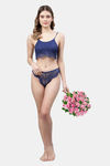 PrettyCat Padded Non-Wired Medium Coverage Bralette - Blue — thumbnail 5