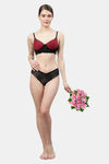 PrettyCat Non-Wired Medium Coverage T-Shirt Bra - Maroon — thumbnail 5