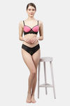 PrettyCat Non-Wired Medium Coverage T-Shirt Bra - Pink — thumbnail 5
