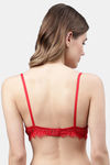PrettyCat Non-Wired Medium Coverage T-Shirt Bra - Red — thumbnail 2