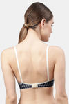 PrettyCat Non-Wired Medium Coverage T-Shirt Bra - Blue — thumbnail 2