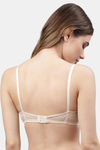 PrettyCat Non-Wired Medium Coverage T-Shirt Bra - Skin White — thumbnail 2