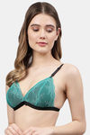 PrettyCat Non-Wired Medium Coverage T-Shirt Bra - Green — thumbnail 3