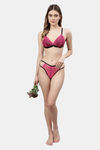 PrettyCat Non-Wired Medium Coverage T-Shirt Bra - Pink — thumbnail 5