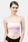 PrettyCat Non-Wired Full Coverage Cami Bra Bra - Pink — thumbnail 1