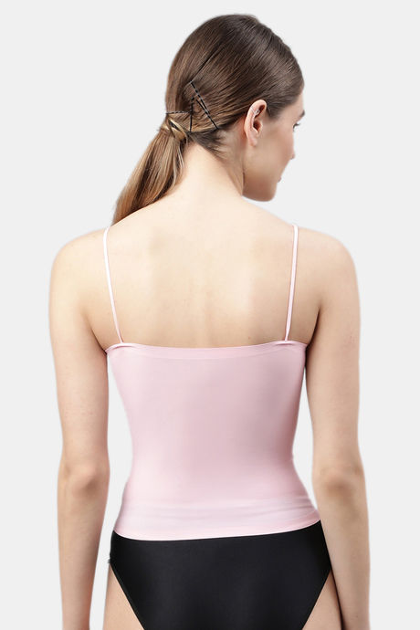 PrettyCat Non-Wired Full Coverage Cami  Bra - Pink — image 2