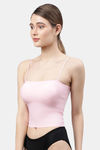PrettyCat Non-Wired Full Coverage Cami Bra Bra - Pink — thumbnail 3