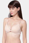 PrettyCat Padded Medium Coverage Push-Up Bra - Beige — thumbnail 3
