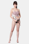 PrettyCat Padded Non-Wired Medium Coverage Halter Bra - Mauve — thumbnail 5