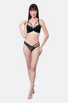 PrettyCat Padded Medium Coverage Lace Bra Bra - Black — thumbnail 5
