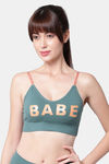 PrettyCat Padded Medium Coverage Bralette - Green — thumbnail 1