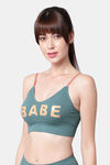 PrettyCat Padded Medium Coverage Bralette - Green — thumbnail 4