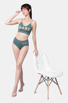 PrettyCat Padded Medium Coverage Bralette - Green — thumbnail 5