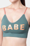 PrettyCat Padded Medium Coverage Bralette - Green — thumbnail 6