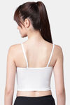 PrettyCat Padded Medium Coverage Bralette - White — thumbnail 2