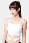 PrettyCat Padded Medium Coverage Bralette - White — thumbnail 4