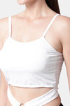 PrettyCat Padded Medium Coverage Bralette - White — thumbnail 6