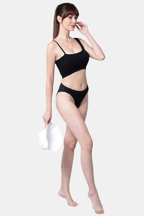 PrettyCat Padded Medium Coverage Bralette - Black — image 5