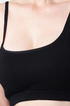 PrettyCat Padded Medium Coverage Bralette - Black — thumbnail 6