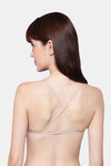 PrettyCat Padded Non-Wired Medium Coverage Pretty Back Bra - Beige — thumbnail 2