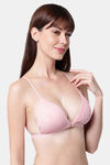 PrettyCat Padded Non-Wired Medium Coverage Pretty Back Bra - Mauve — thumbnail 3
