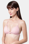 PrettyCat Padded Non-Wired Medium Coverage Pretty Back Bra - Mauve — thumbnail 5