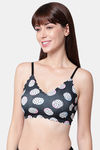 PrettyCat Padded Non-Wired Medium Coverage Bralette - Black — thumbnail 4