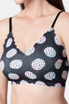 PrettyCat Padded Non-Wired Medium Coverage Bralette - Black — thumbnail 6
