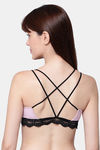 PrettyCat Padded Non-Wired Medium Coverage Bralette - Mauve — thumbnail 2