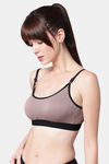 PrettyCat Padded Medium Coverage Bralette - Brown — thumbnail 4