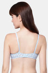 PrettyCat Padded Medium Coverage T-Shirt Bra - Blue — thumbnail 2
