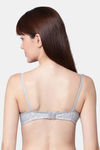 PrettyCat Padded Medium Coverage T-Shirt Bra - Grey — thumbnail 2