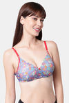 PrettyCat Padded Medium Coverage T-Shirt Bra - Purple — thumbnail 3