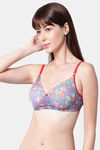 PrettyCat Padded Medium Coverage T-Shirt Bra - Purple — thumbnail 4