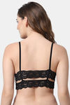 PrettyCat Padded Non-Wired Full Coverage Bralette - Black — thumbnail 2