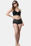 PrettyCat Padded Non-Wired Full Coverage Bralette - Black — thumbnail 5