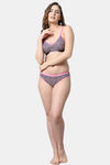 PrettyCat Double Layered Non-Wired Medium Coverage Minimiser Bra - Pink — thumbnail 5