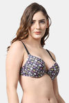 PrettyCat Push-Up Wired Demi Coverage Bra - Multicolor — thumbnail 4