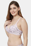 PrettyCat Padded Wired Medium Coverage T-Shirt Bra - Pink — thumbnail 3