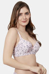 PrettyCat Padded Wired Medium Coverage T-Shirt Bra - Pink — thumbnail 4
