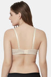 PrettyCat Padded Wired Demi Coverage T-Shirt Bra - Beige — thumbnail 2