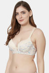 PrettyCat Padded Wired Medium Coverage T-Shirt Bra - Beige — thumbnail 3
