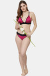PrettyCat Padded Non-Wired Demi Coverage Pretty Back Bra - Pink — thumbnail 5