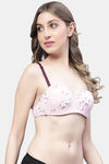 PrettyCat Padded Wired Demi Coverage Strapless Bra - Pink — thumbnail 4