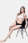 PrettyCat Padded Wired Demi Coverage Strapless Bra - Pink — thumbnail 5