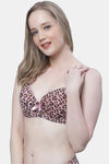 PrettyCat Padded Wired Full Coverage T-Shirt Bra - Pink — thumbnail 3