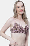 PrettyCat Padded Wired Full Coverage T-Shirt Bra - Pink — thumbnail 4